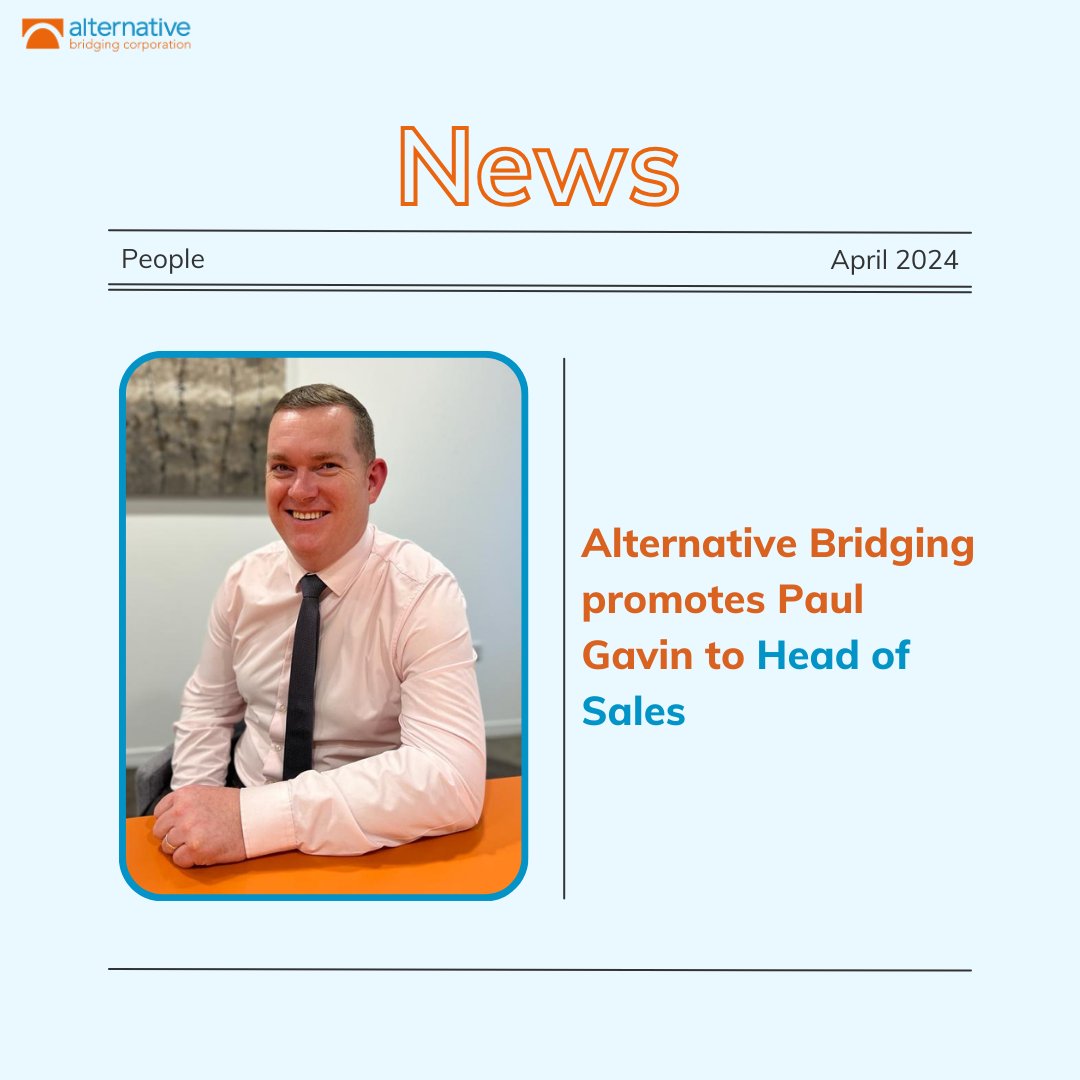 Go Paul! You're on a roll! 🥳

Congratulations on your recent promotion, you definitely deserve it!

If you want to know what Paul has to say about his new role, click the link below😊
alternativebridging.co.uk/alternative-br…

#Promotion #AlternativeFinance