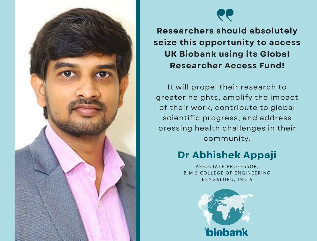 🌍 Our newly launched Global Researcher Access Fund will help to enable researchers like Dr Appaji access vital data for their studies. Don’t miss out on this opportunity! Find out more here: ow.ly/umiU50Rg2aR