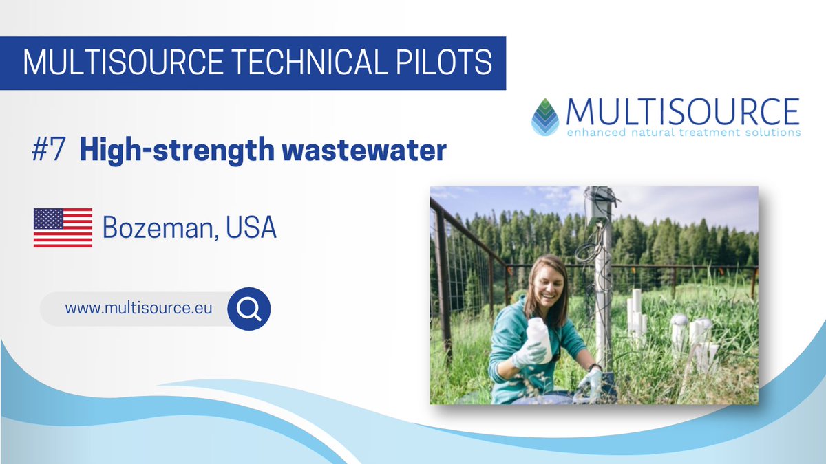 🇺🇸In the city of Bozeman, USA, water demand is predicted to exceed supply by 2040. 📍@MultisourceEu Pilot #7 is collaborating with the @montanastate to implement nature-based solutions for wastewater treatment. 🔍Learn more: buff.ly/3UiN5f4 #NbS