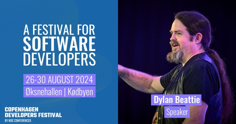 NDC_Conferences's tweet photo. Don't miss out on the Copenhagen Developers Festival Early Bird offer! Get your tickets before 26 April!
🌐 5-day event for Software Developers
🎙️ 110 Speakers
📢 115 Sessions
💻 12 Workshops

Get your tickets at https://t.co/tXO82uIZik