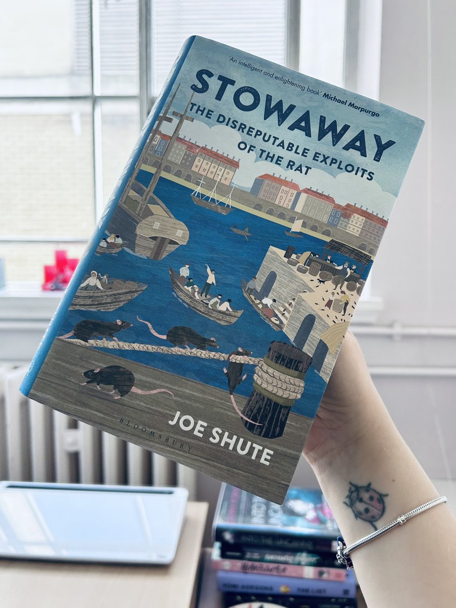 Started reading Stowaway this morning in readiness for chatting all things rat with author @JoeShute next Weds. Can I just say, this book is fascinating!!! I urge you to come along to our event & hear all about the disreputable exploits of the rat 🐀 ! bit.ly/3WkvjJV