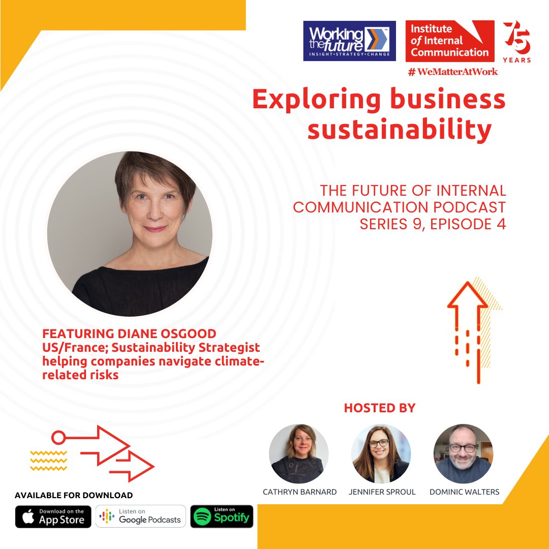 🔊 Dive into Series 9 highlights of our podcast! Diane Osgood discusses the pivotal role of internal comms in engaging employees with our sustainability goals.

🎧 Listen Now: ow.ly/ueOk50RgYN4

#BusinessSustainability #FoICPodcast #InternalCommsPodcast