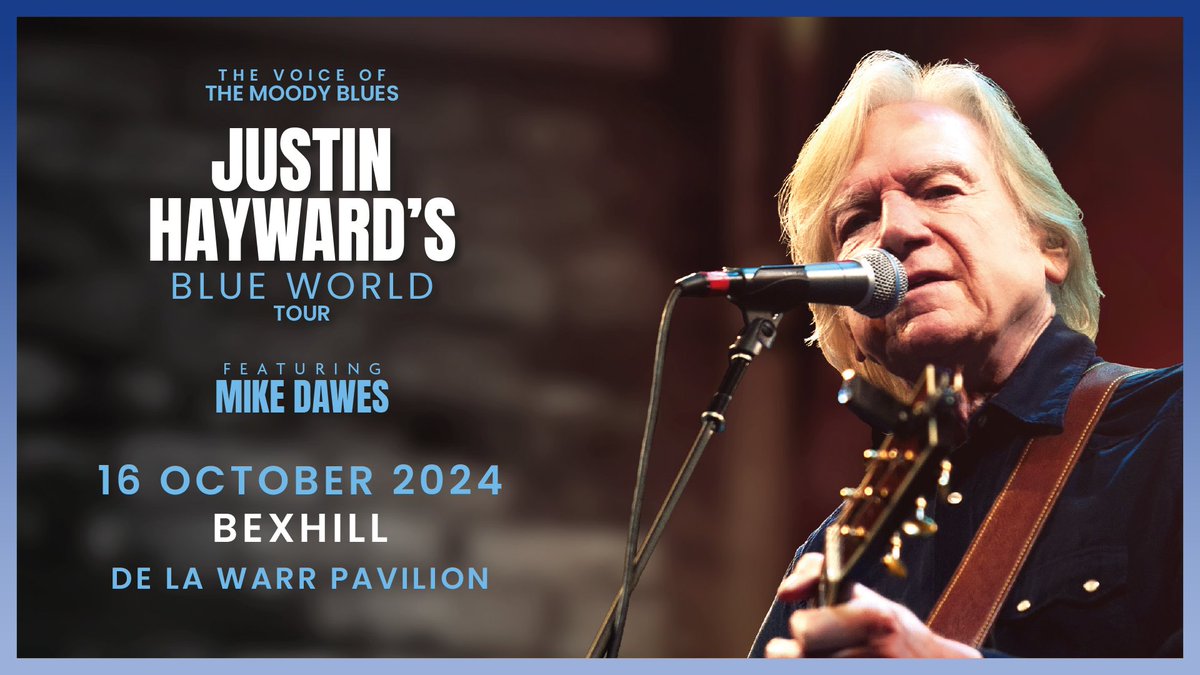 Members’ pre-sale now live🎟 Justin Hayward 16 October 2024 BOOK NOW: dlwp.com/event/justin-h… Not a Member? Join us at the link below to access this pre-sale (£40 yearly membership). Benefits include pre-sales, discounts, e-newsletters and more... dlwp.com/support/member…