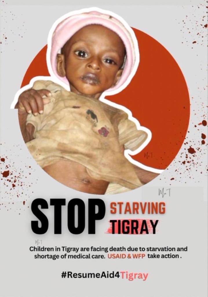 #Tigray is still enduring…

Particularly children facing death due to starvation and shortage of medical care