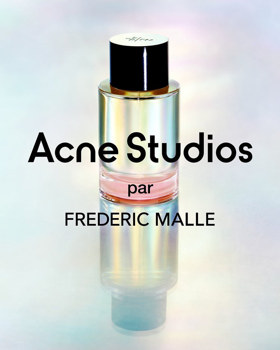 Launching today. A neoclassical perfume with an irreverent twist. #AcneStudiosparFrédéricMalle is now available online and at select stores in Europe and North America.   Photographer: Carlijn Jacobs  Set Design: David White