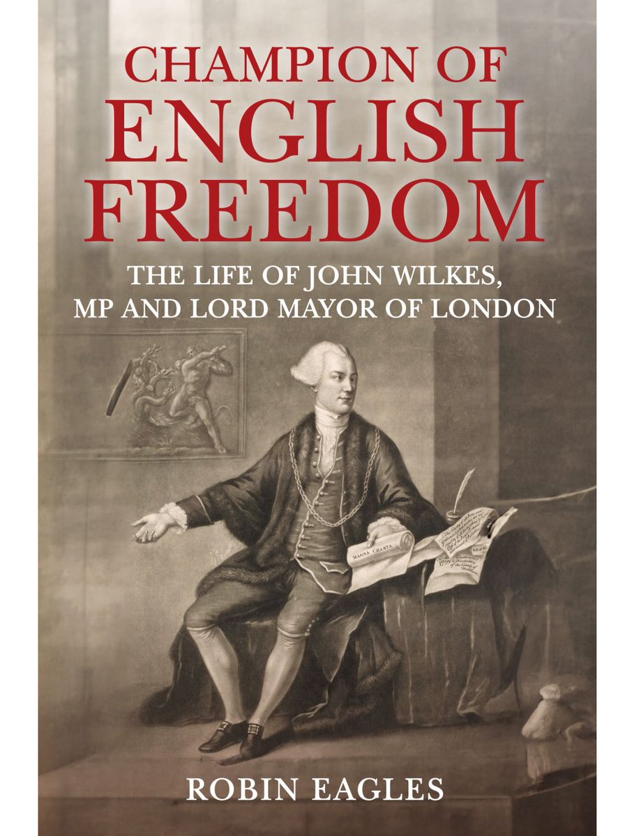 Apparently, advance copies of 'Champion of English Freedom' are now in existence. Yet to see one in the wild, but it is clearer getting closer. #WilkesandLiberty #twitterstorians #HistParl