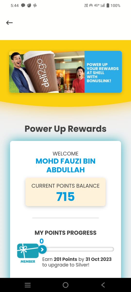 pojiepooh's tweet image. Tengok BonusLink aku punya details, tunjuk je QR code kat kaunter terus boleh collect points. Semak points yang terkumpul dan transaction history pon boleh. Cukup points bolehlah korang redeem points tuh, macam2 Shell App exclusive rewards boleh redeem!
#ShellApp #ShellMalaysia