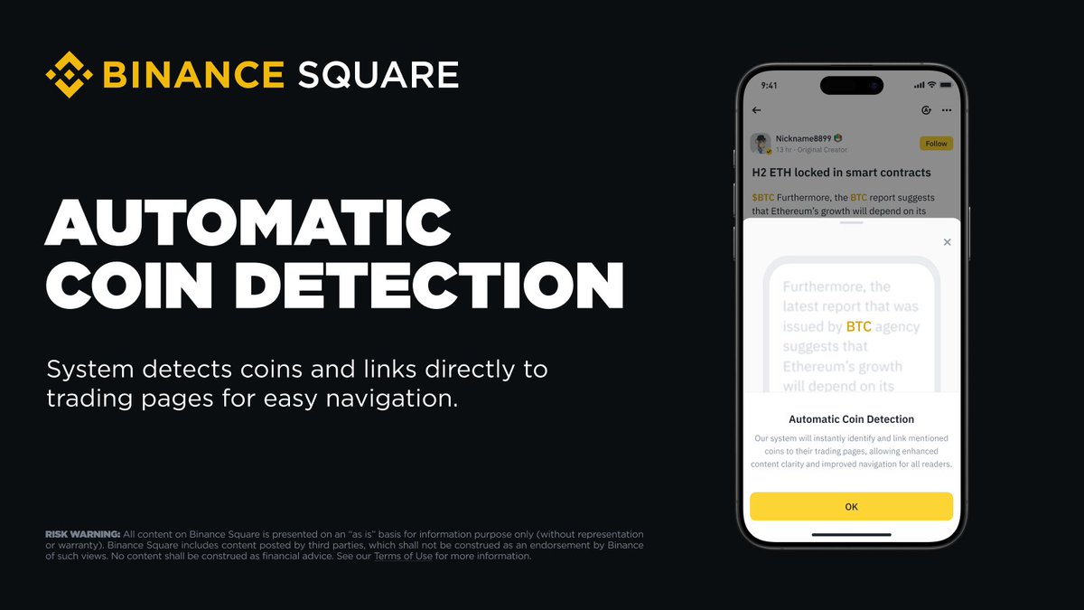 Binance tweet media