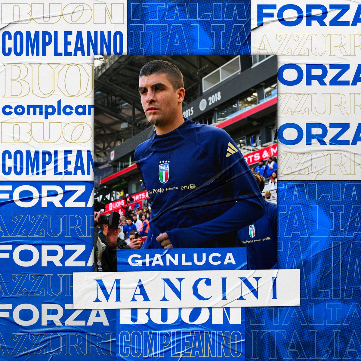 Wishing Gianluca Mancini a very happy 28th birthday! 🎈

#Azzurri #VivoAzzurro