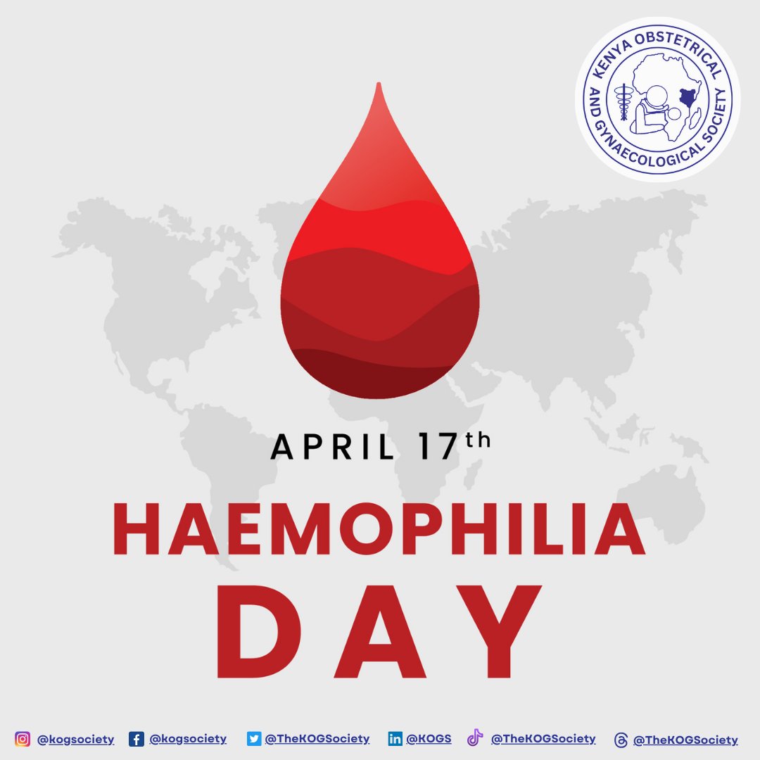 TheKOGSociety's tweet image. 🩸Today, on World Haemophilia Day, we at KOGS turn our focus to a closely related concern: postpartum hemorrhage-PPH, a major but preventable cause of maternal mortality. Just as we advocate for better awareness and management of bleeding disorders,...

#WorldHaemophiliaDay
#KOGS