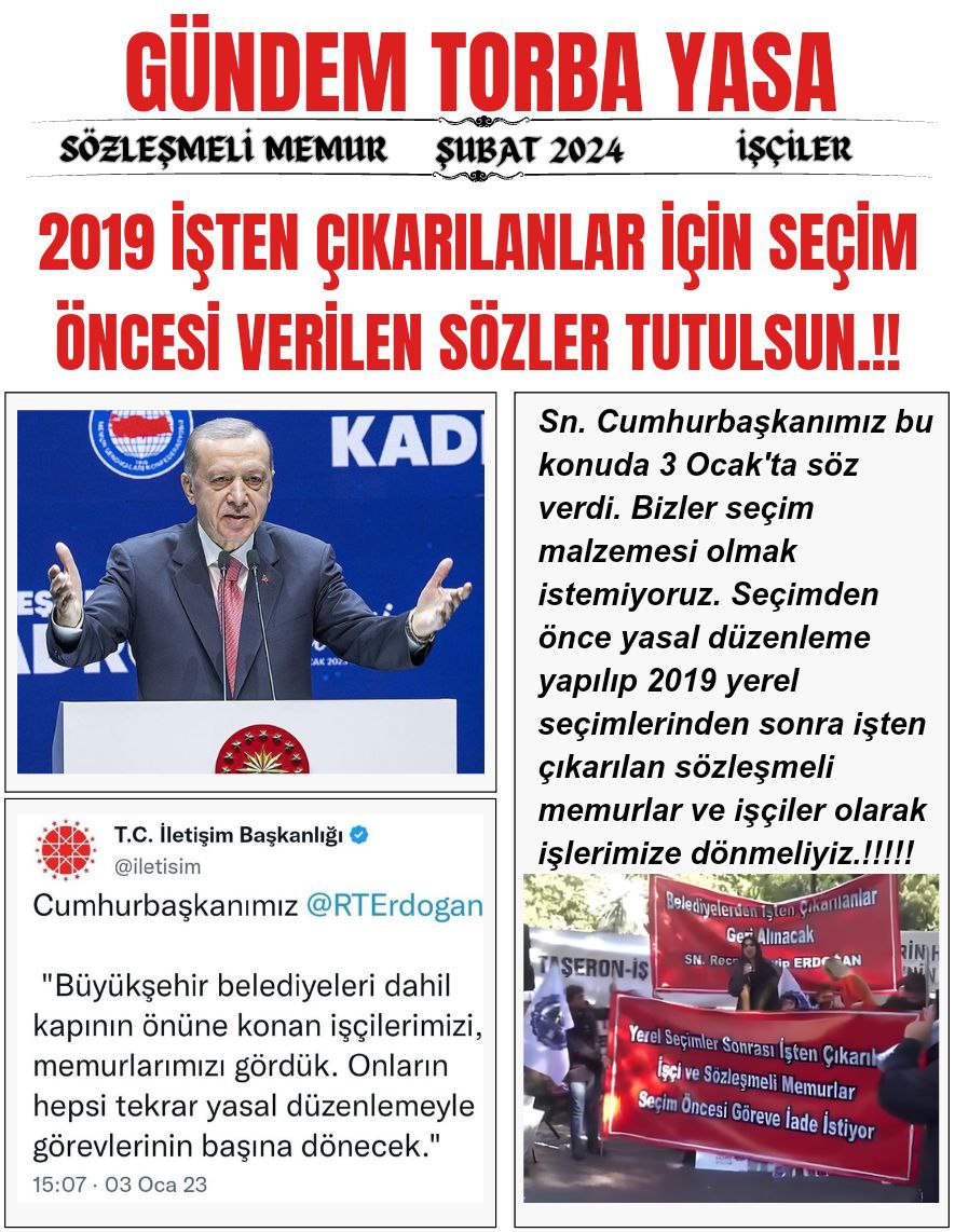 @diyadinosman #2019yilindaCHPNinattigiiscileriseiade @RTErdogan @RTECanli @RTEdijital @dbdevletbahceli #Cumhurİttifakı #CumhurbaşkanlığıKabinesi @iletisim