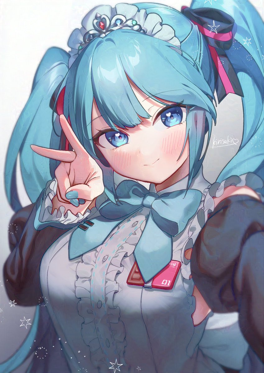 初音ミク「Myミク自撮り #初音ミク 」|霧崎秀征🎀単行本②巻発売中🎉のイラスト