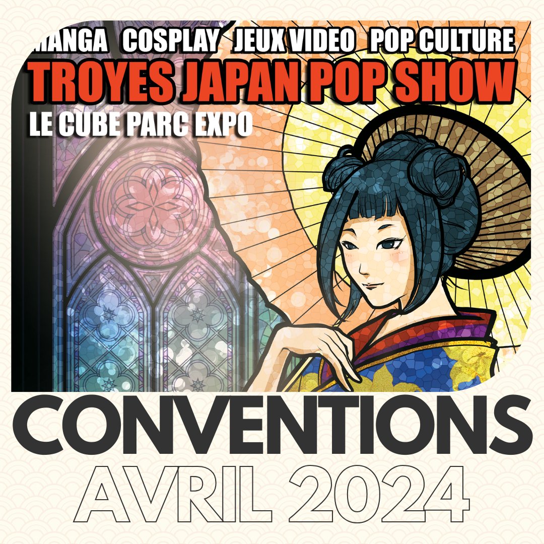 [CONVENTION] Nous serons présents ce week-end à Troyes pour la Troyes Japan Pop Show 😃 L'occasion de nous (re)voir, de découvrir le catalogue, et même de vous procurer quelques nouveaux tirages ChattoChatto ART 😍