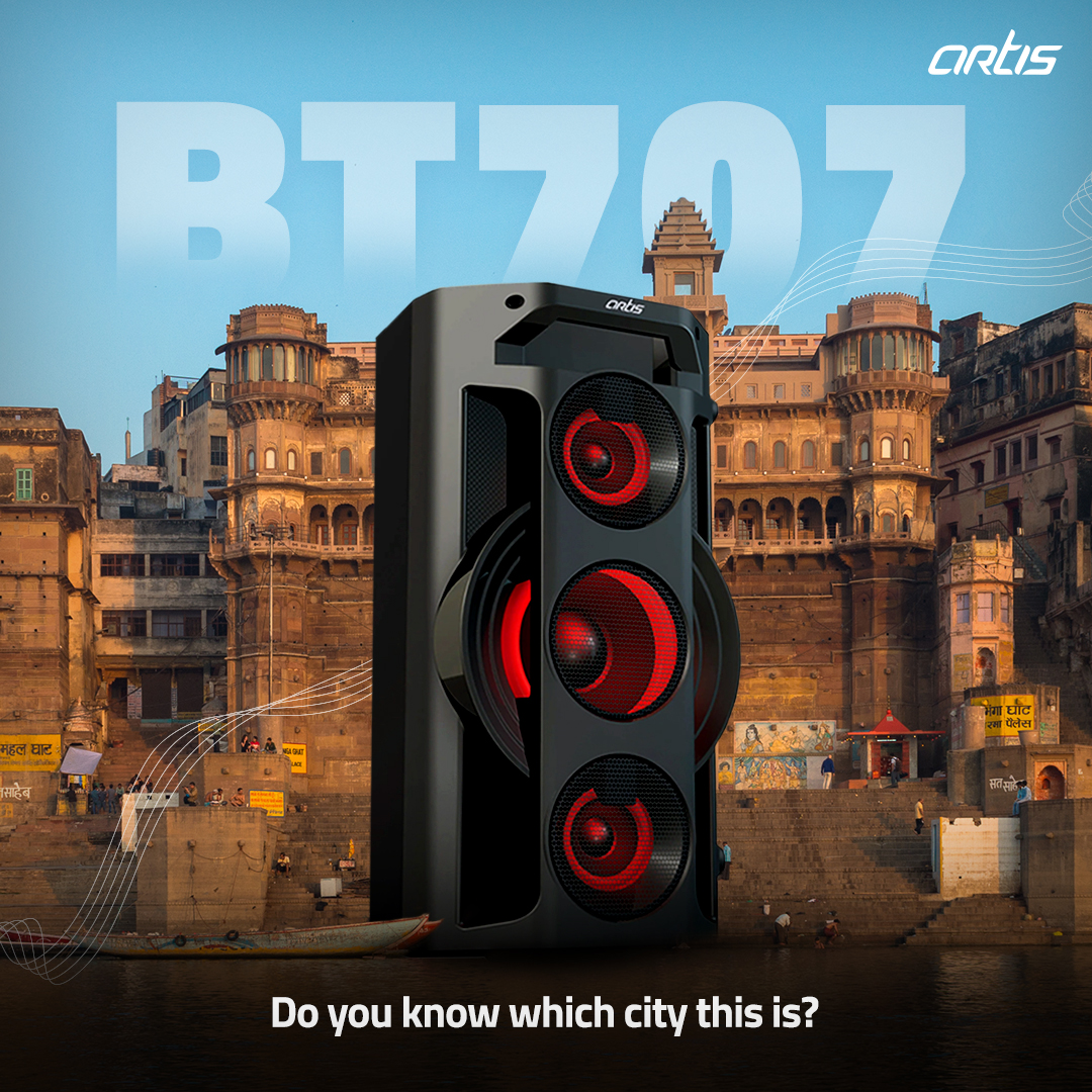Another day, another UNESCO musical city brought to you by, BT707! Which one is it?

#Artis #SoundsBetter #LoveYourSound #Speaker #PartySpeaker #BT707 #GuessTheCity #MuscialCity #India #Music #DoYouKnow