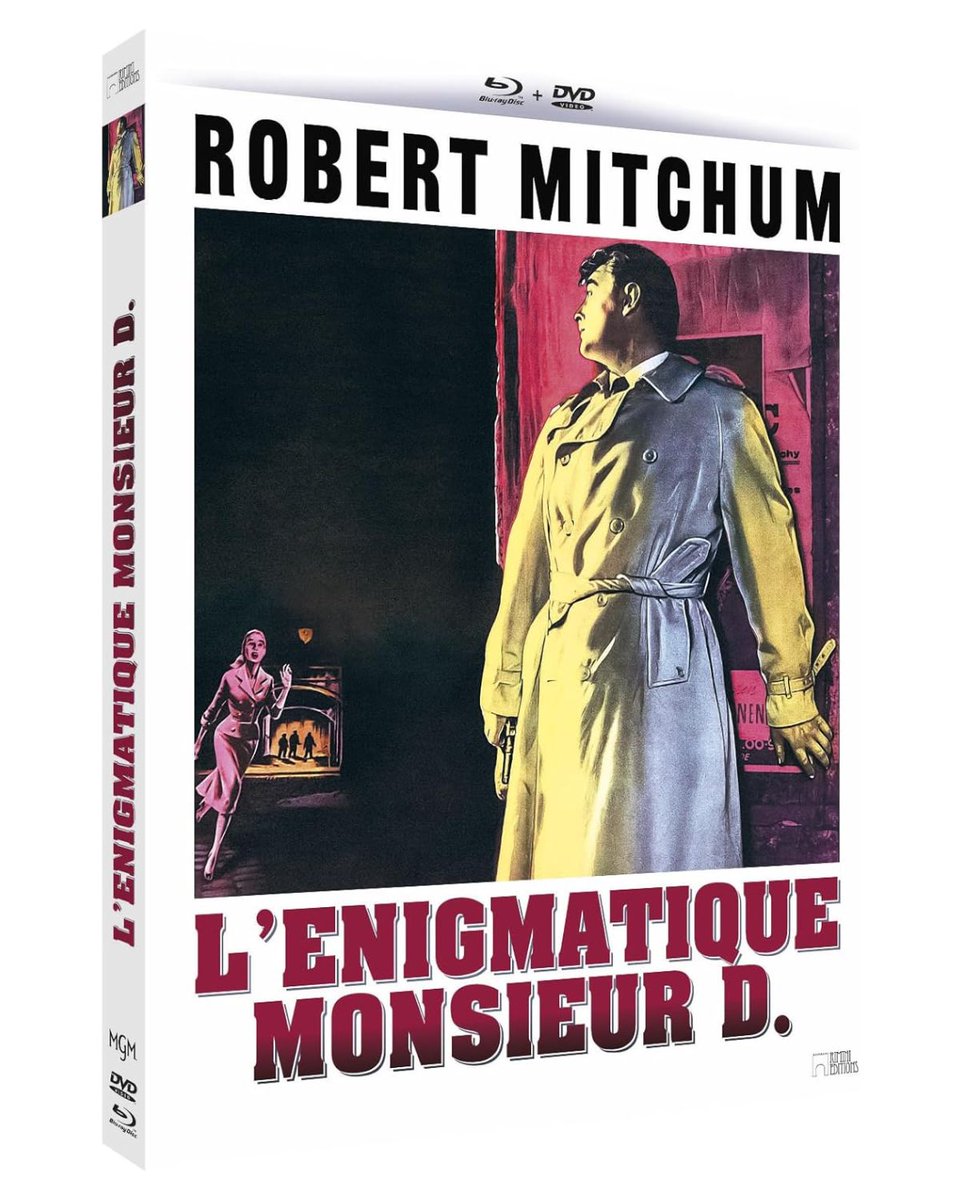 RiminiEditions's tweet photo. Disponible pour la 1ère fois en DVD et BLU-RAY
L'ÉNIGMATIQUE MONSIEUR D. avec Robert MITCHUM
👉 Commander: https://t.co/APbfkLTMrI
#LÉnigmatiqueMonsieurD #SheldonREYNOLDS #RobertMITCHUM #IngridTHULIN #JohnPADOVANO #GenevievePAGE #DVD #BLURAY https://t.co/FxpB8PqFJ9