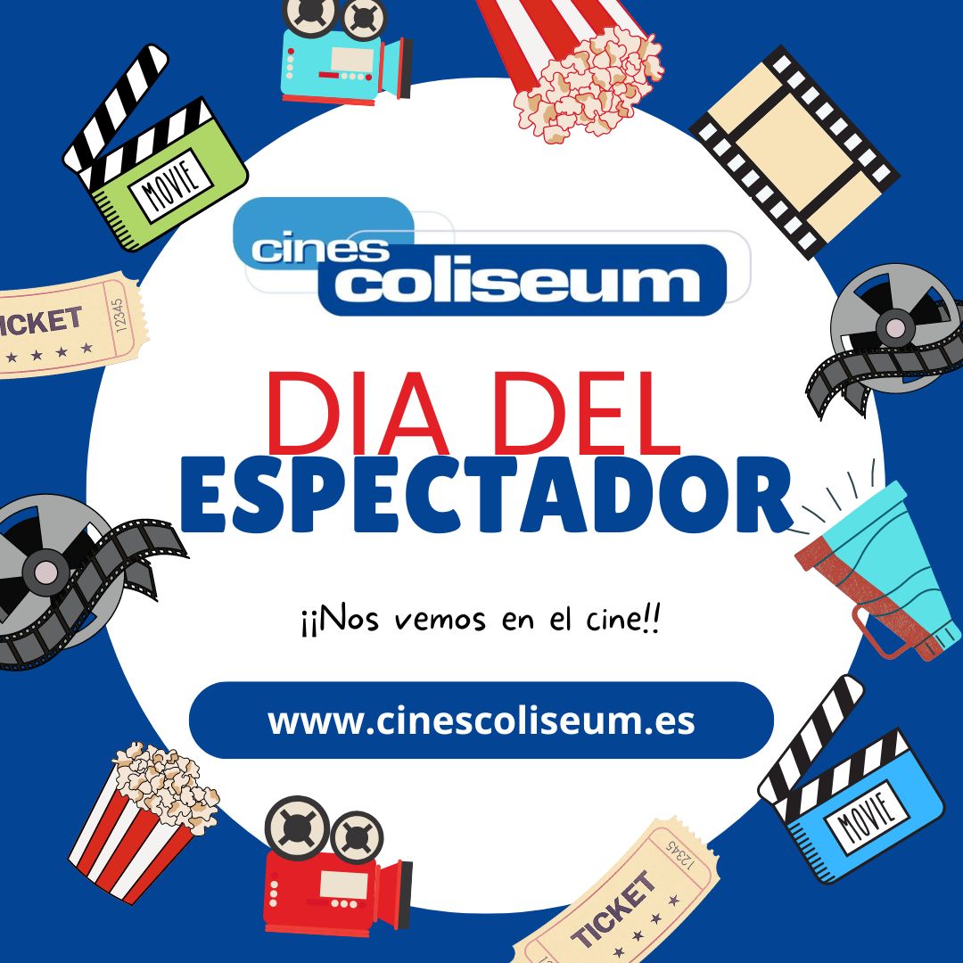 Ven a disfrutar del #Díadelespectador, una cartelera estupenda y unos precios mágicos. 

Sesiones y entradas en buff.ly/3PkSuPI 

#CinesColiseum #Plandecine #estrenosdecine🎬 #Almansa