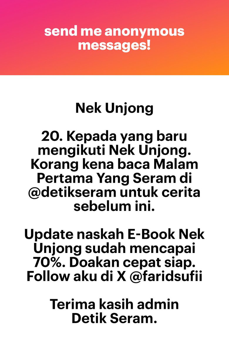 Follow X @faridsufii