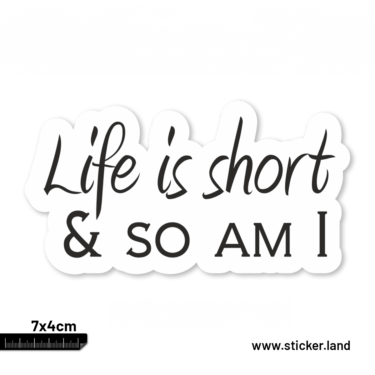 Life is short, but my stickers are even shorter! 😄✂️

Buy now: sticker.land/products/stick…

#ShortAndSweet #TinyButMighty #SmallJoys #FunSize #StickerLove #LifeIsShort #ExpressYourself