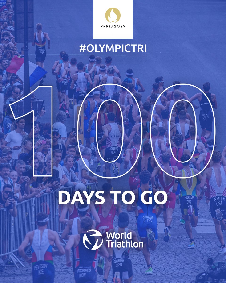 Paris bound ✈️🇫🇷 We’re officially on the countdown to the #Paris2024 opening ceremony 🎉 Join us as we embark on this journey together. 100 days and counting… Let the countdown begin 🏅 #OlympicTRI #Paris2024 #RoadToParis2024 #Triathlon #BeYourExtraordinary #SwimBikeRun