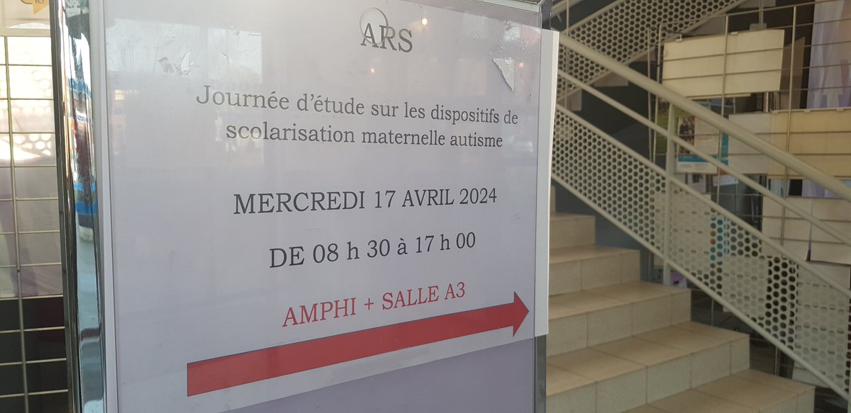 Journée dispositifs scolarisation #TSA #IRTS #arras organisée par <a href="/ARS_HDF/">ARS Hauts-de-France</a> 
🎯perspectives #TND enjeux transversaux 
🎯39 dispositifs région=318 places
🎯DAR collège à venir <a href="/dsden62/">DSDEN du Pas-de-Calais</a> 
Énergie collective au service jeunes #TSA et leurs familles
#ecoleinclusive <a href="/SebastienMounie/">Sébastien Mounié</a>
