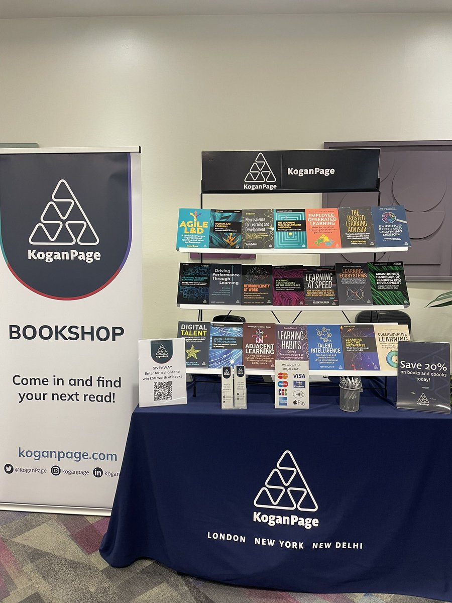 We are at the #LT24UK Conference today! Come and meet our authors in the Platinum Suite: 10:30am - @MiPS1608, author of 'The #Learning and Development Handbook'. 12:45pm - @KasperSpiro, author of '#EmployeeGeneratedLearning'  3:05pm - @ebase, author of '#WorkplaceLearning'.