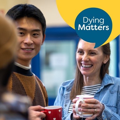 It’s Dying Matters Awareness Week 6th – 12th May 2024. 

Join us at Dukinfield Library for a brew and a chat exploring death, dying and the language we use. Tuesday 7th May, 10.30 – 11.30am. @DyingMatters