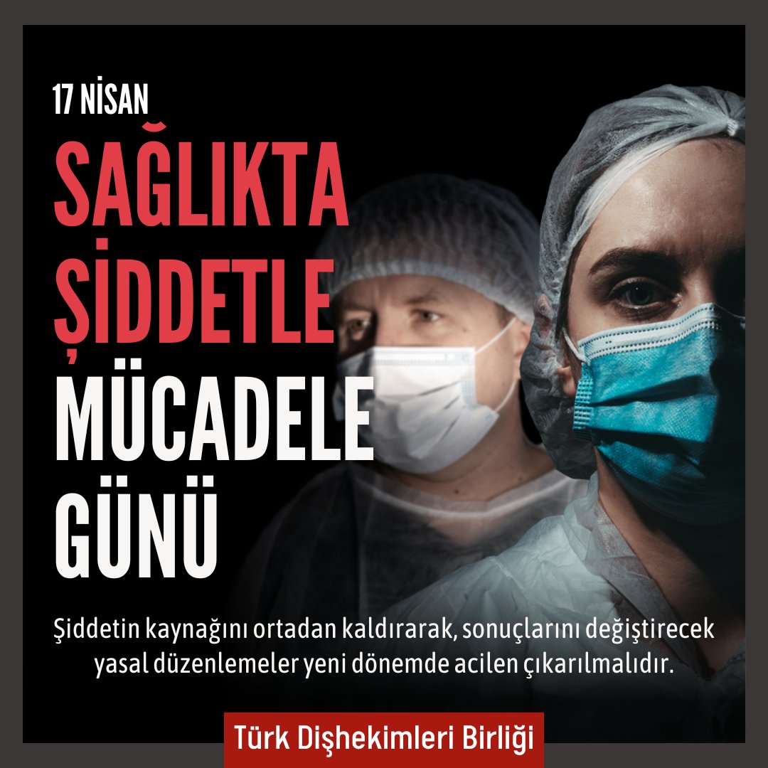 #türkdişhekimleribirliği #turkdishekimleribirligi #diş #sağlık #dişhekimi #tdbhaber #tdbd #dişhekimliği #gencdishekimleri #tdböğrencikolu #fdi #BilimselDişhekimliği #sağlıktaşiddetehayır #şiddetehayır #sağlıktaşiddetsonaersin