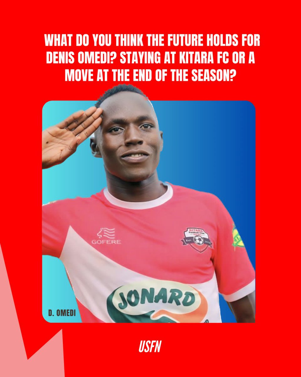 Denis Omedi can't keep domestic and foreign clubs waiting forever 💭💭

📸 Courtesy
#USFN | #ForTheFans