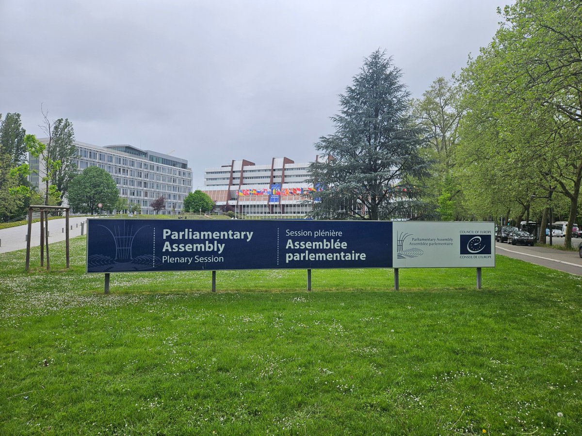 This week is the #PACEspring2024 session at the @coe featuring debates on various topics including support for the reconstruction of Ukraine and the membership of Kosovo. Check the livestream here: vodmanager.coe.int/live/?appname=… The agenda here: pace.coe.int/en/files/33380…