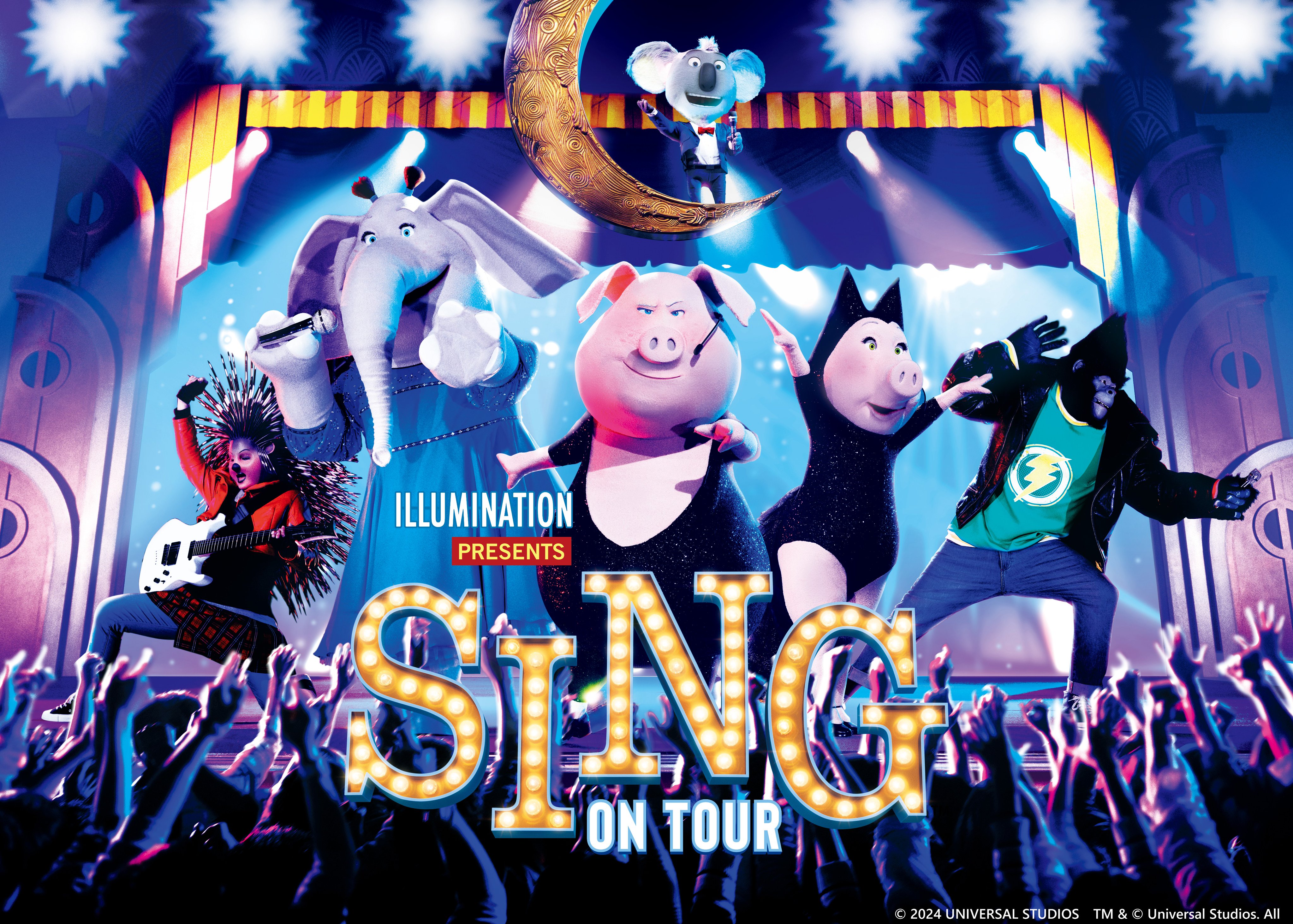 USJ シング・オン・ツアー ピンバッチ ノベルティ 非売品 SING