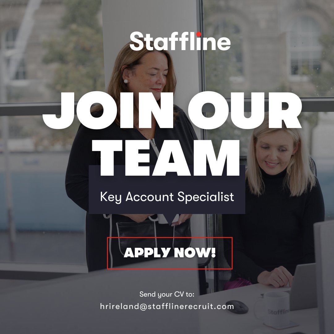 📢Join our Derry / Londonderry branch as a Key Account Specialist. ✨Take on a crucial role in managing and expanding our public sector recruitment services. 👥Become part of a remarkable team and apply today: 🔗stafflinerecruit.com/job/key-accoun… #HIRINGNOW