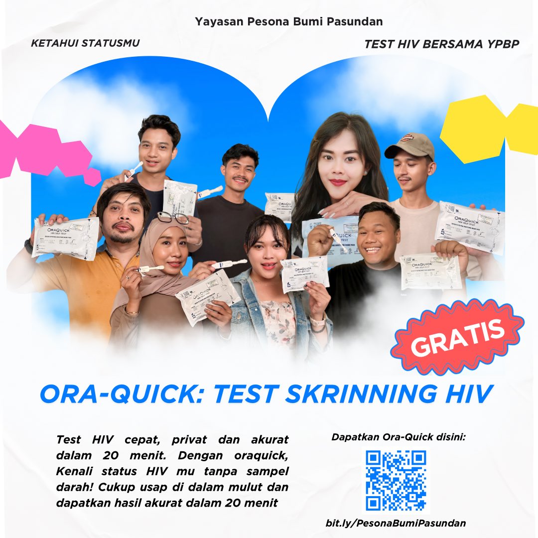 TestVCT_YPBP's tweet photo. Kamu mau alat test HIV Gratis? 
Yuk kenalan dengan Ora-Quick / Alat Test Skinning HIV 

#TestHIV #OraQuick 

Info lebih lanjut: https://t.co/V7m667FV7I https://t.co/4UxKmfGSof