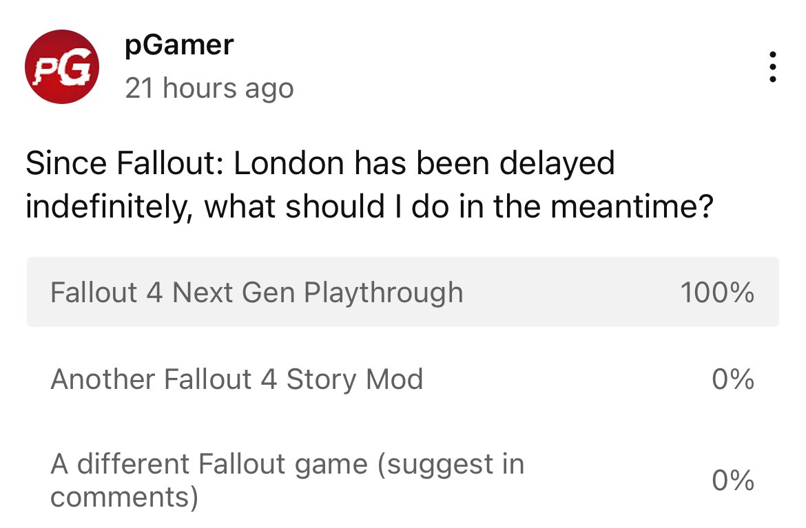 pgamerer's tweet photo. Any excuse to start another #Fallout4 playthrough! #fallout https://t.co/QCdPtFVCHN