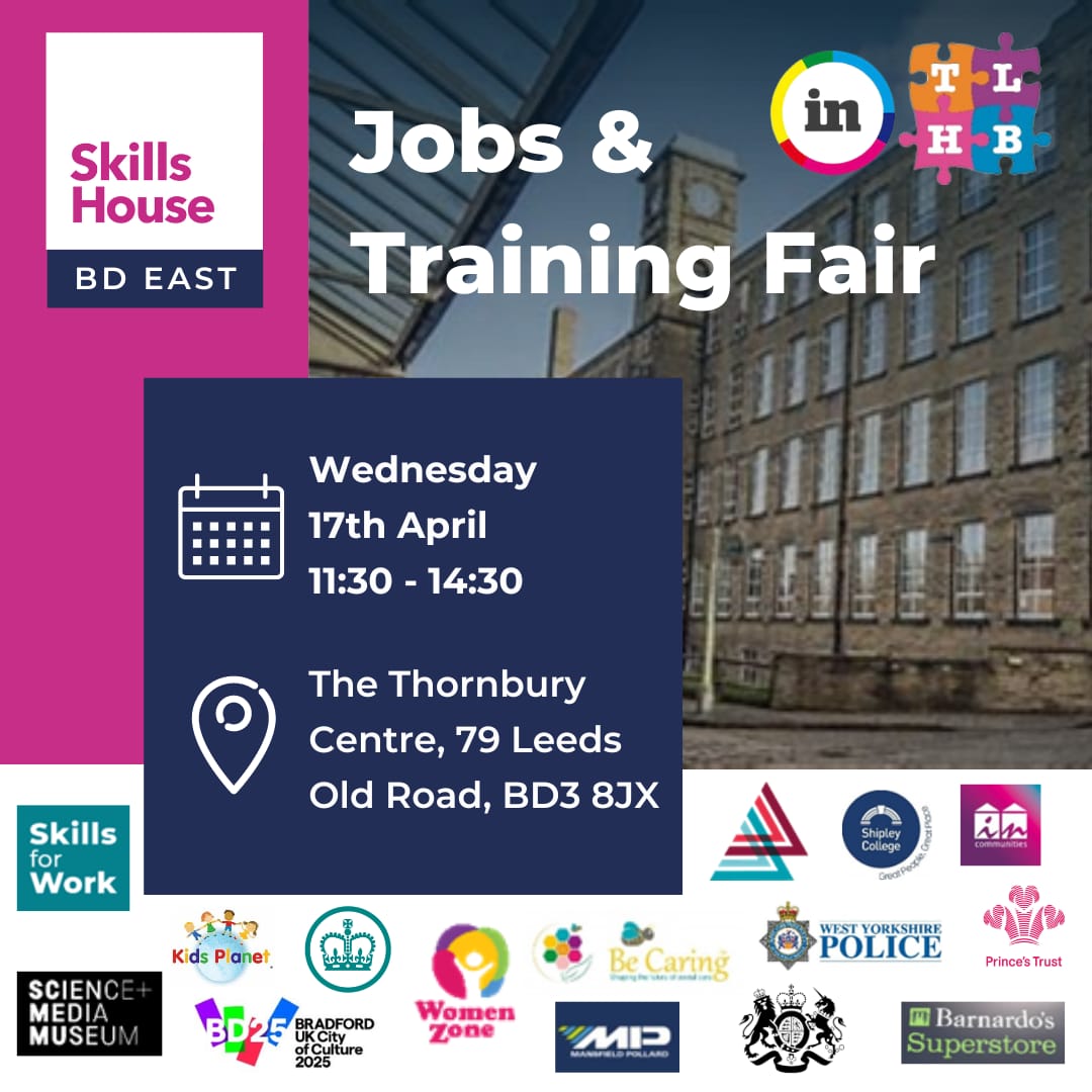 Don't miss out on the amazing opportunities at the jobs and training fair happening today at The Thornbury Centre. Explore a wide range of career options, connect with employers and discover exciting training programmes. See you there! #jobsfair #trainingopportunities