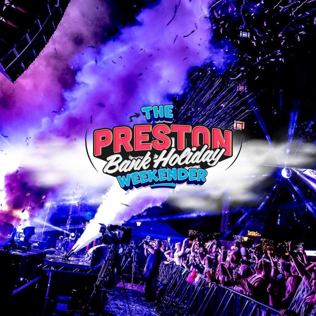 We're beyond excited... especially seeing the sun peeking through. We've got a massive weekend lined up, with some awesome live performers, right in the middle of #Preston. Tickets are moving fast ... so don't hang about ... Hit ThePrestonWeekender.com for info and tickets!