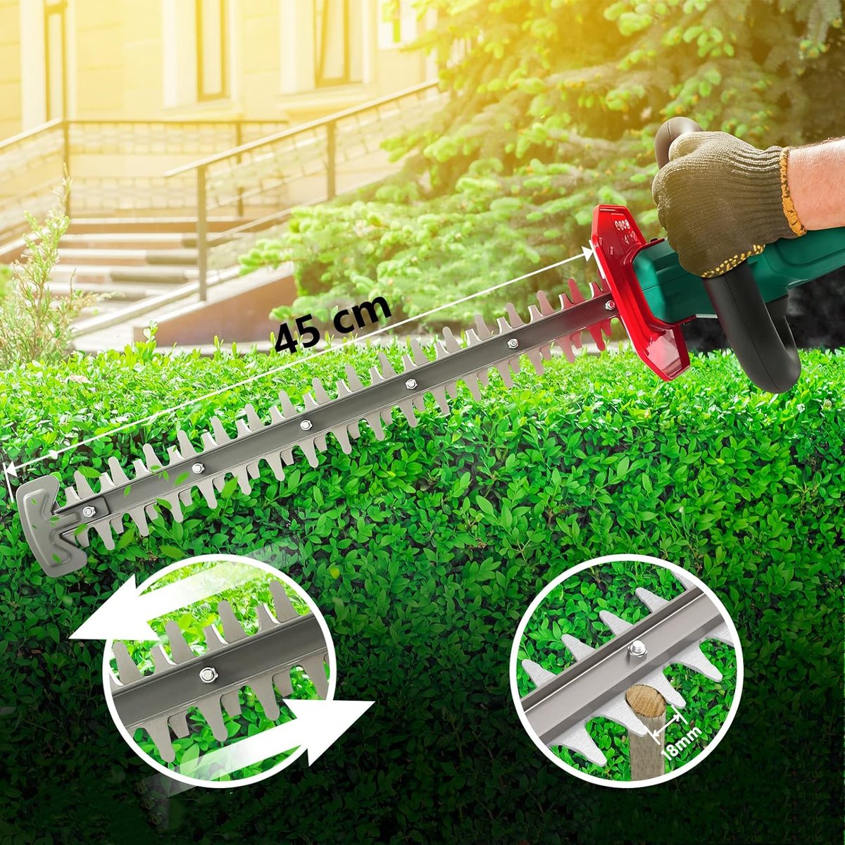 HyechoTools's tweet photo. With a brushless motor direct drive, the service life of a cordless electric hedge trimmer is more than 10 times, maintenance-free, improving motor efficiency and durability.😮
Check it here👉https://t.co/izXFRARMPE https://t.co/UaZQmuX37y