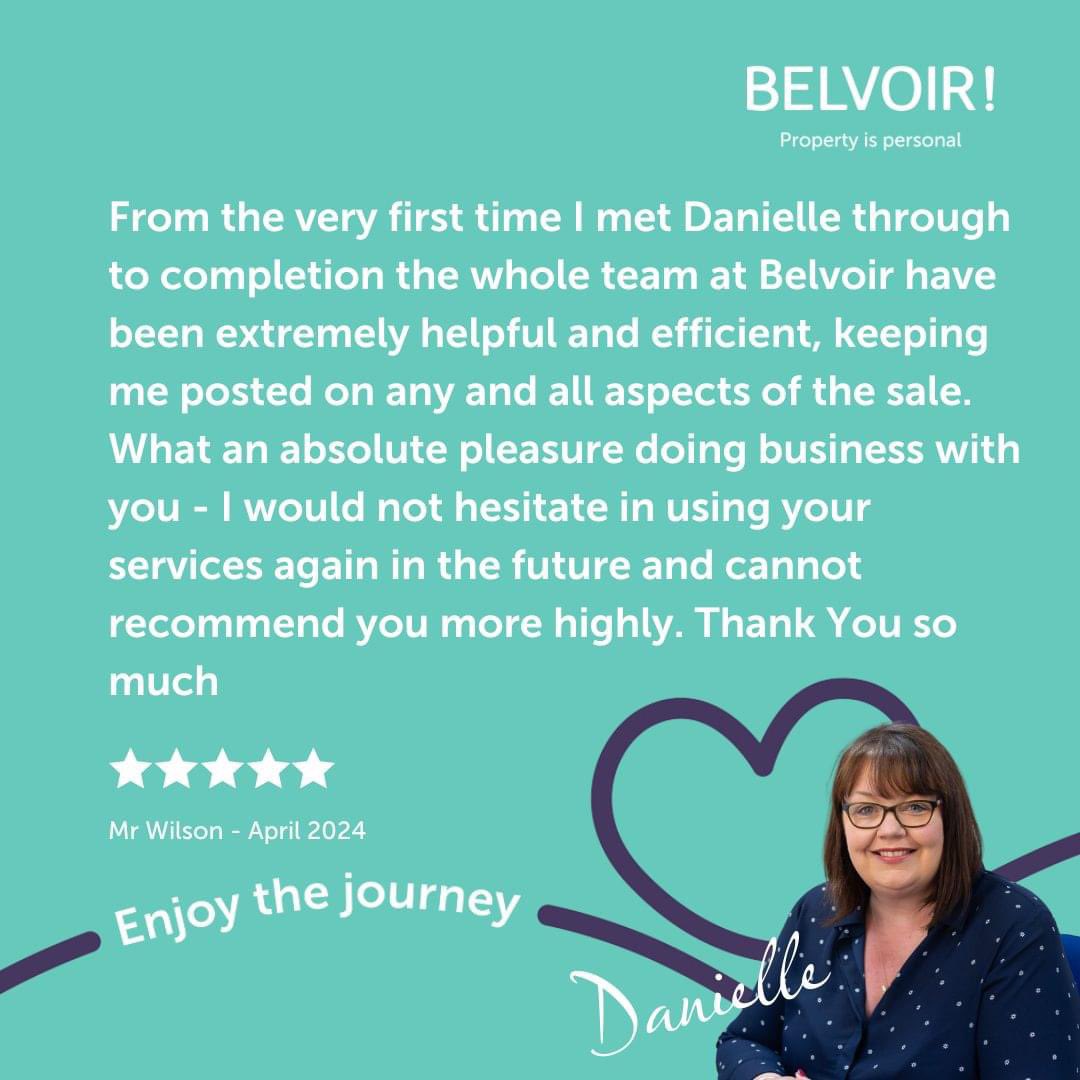 SO proud of our team
Thank you to one of our wonderful customers who took the time to leave a lovely review.

#enjoythejourney #happycustomers #happyteam #lovewhereyouwork #excellentservice 

To read more - click on our link here👉belvoir.co.uk/st-helens-esta…