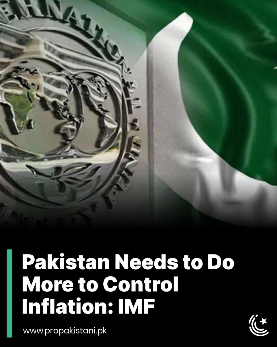 Monetary policy has been tightening over the past two or three years in Pakistan to control inflation, which is projected to come down, but more work needs to be done on the demand and supply side. Read More: propakistani.pk/2024/04/17/pak…