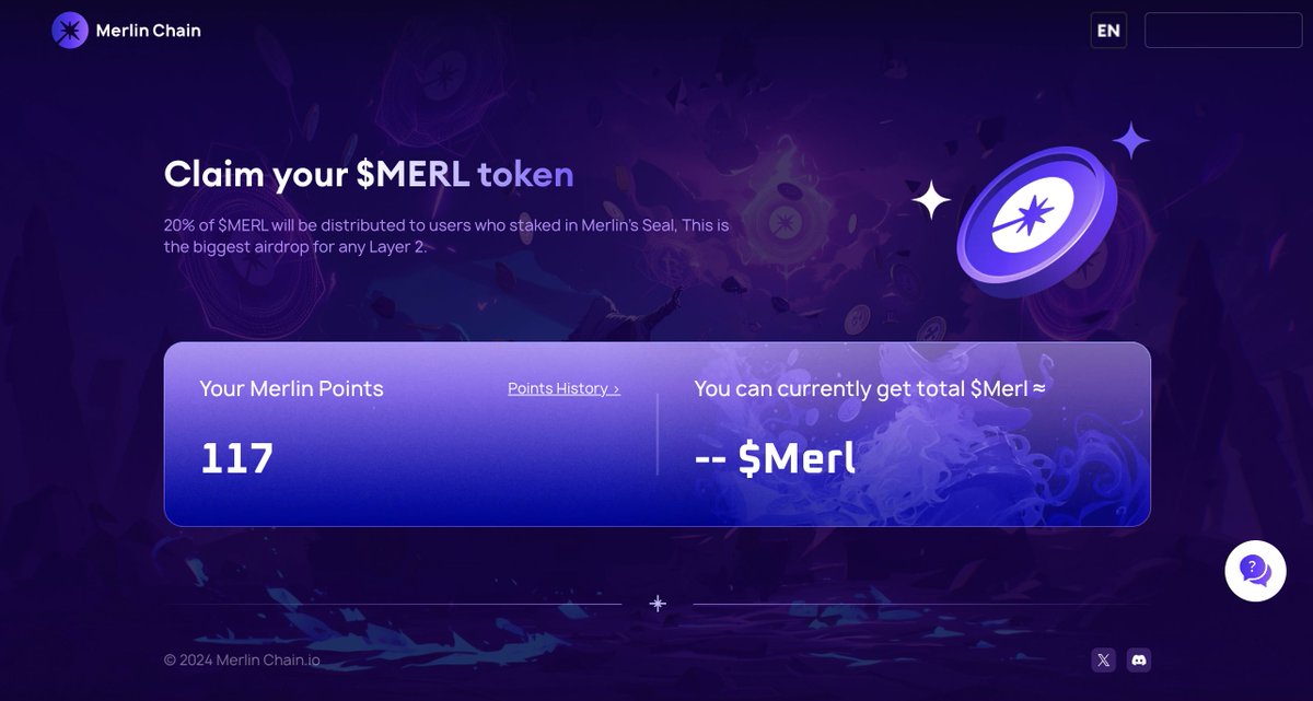 Unstateschool's tweet photo. Ya puedes verificar el airdrop de Merlin de @MerlinLayer2 🪂 https://t.co/huAEqz3shm