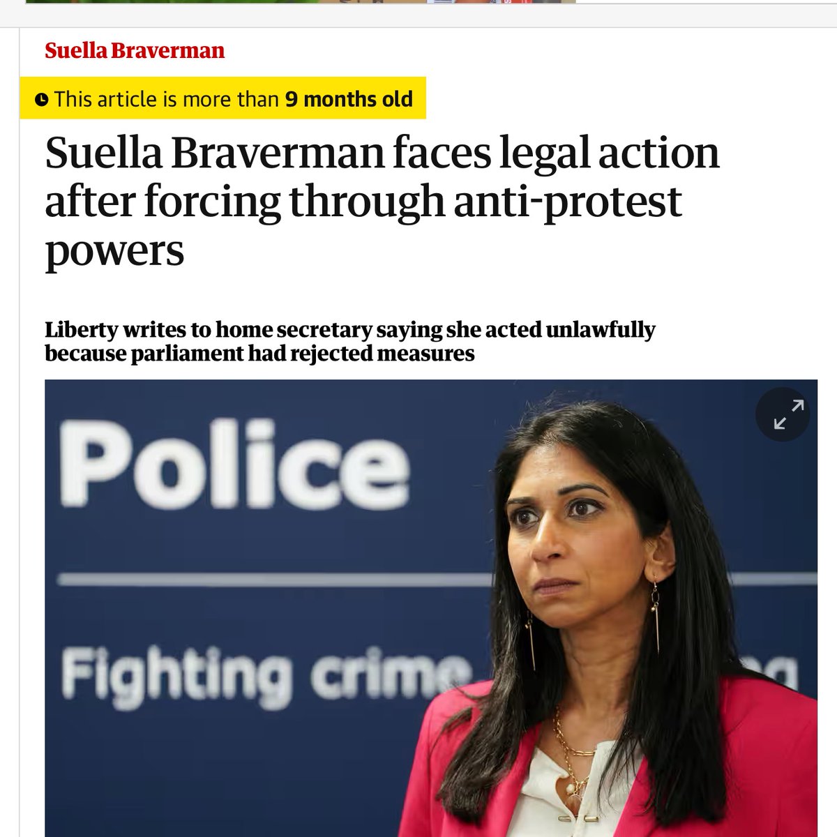 MsPocketRocket's tweet photo. @SuellaBraverman What’s laughable love is that you think there should be one rule for you and one for everyone else! https://t.co/ewmSEerpa1