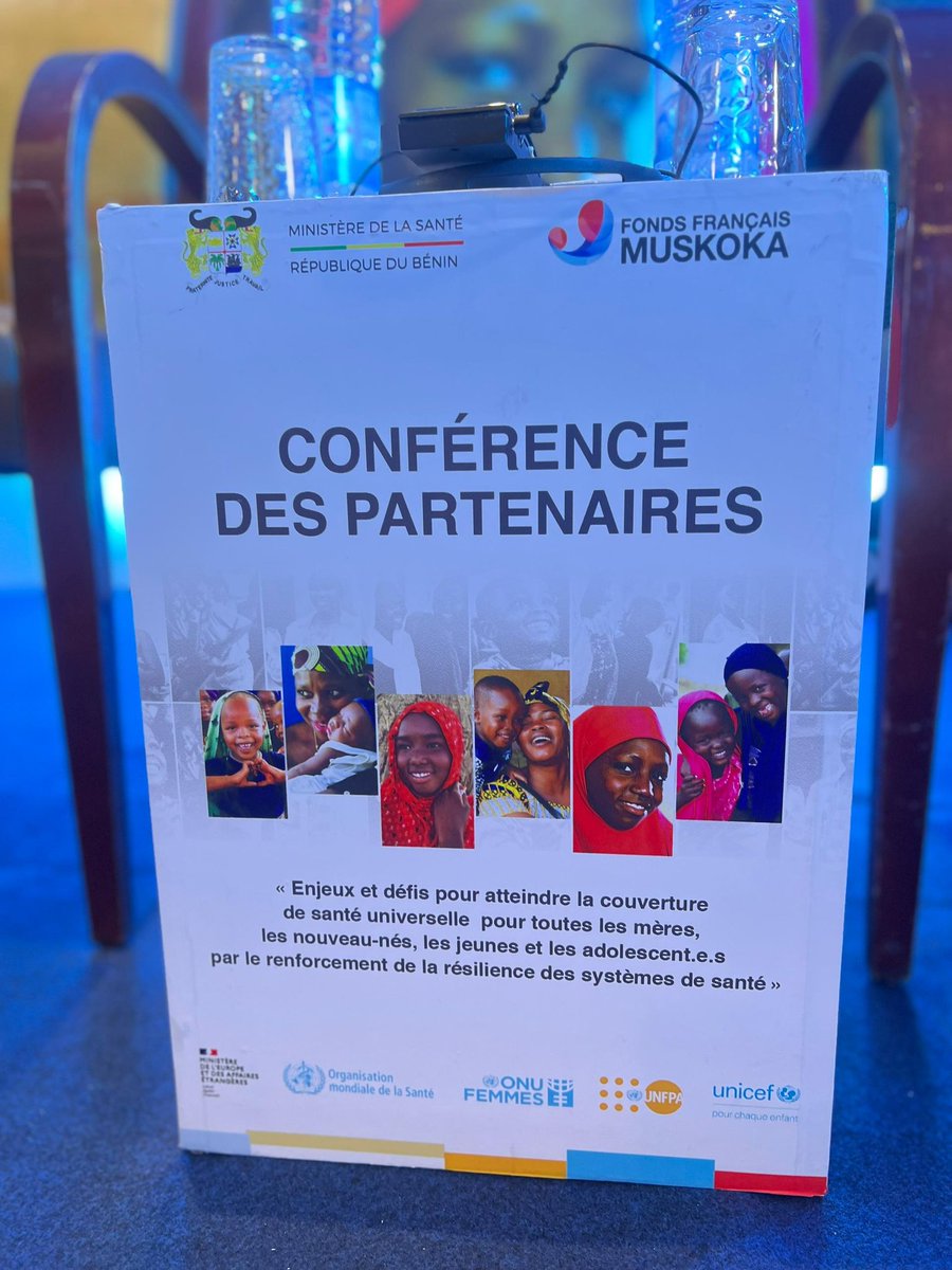 En direct depuis Cotonou, la Conférence des Partenaires du @ffmuskoka a effectivement démarré 💯.

#CoPMuskoka
#ConférenceDesPartenaires