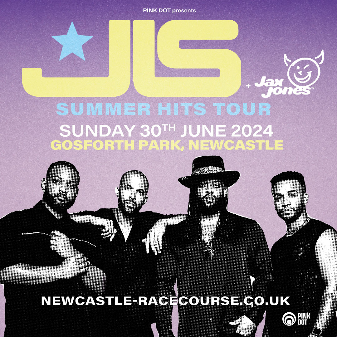 JLS featuring Jax Jones will be LIVE in concert at Newcastle Racecourse on Sunday 30th June 2024. 🎉 Tickets are available ONLY on ticket master 👉brnw.ch/21wITpM *Please note: There will be no racing at this event.