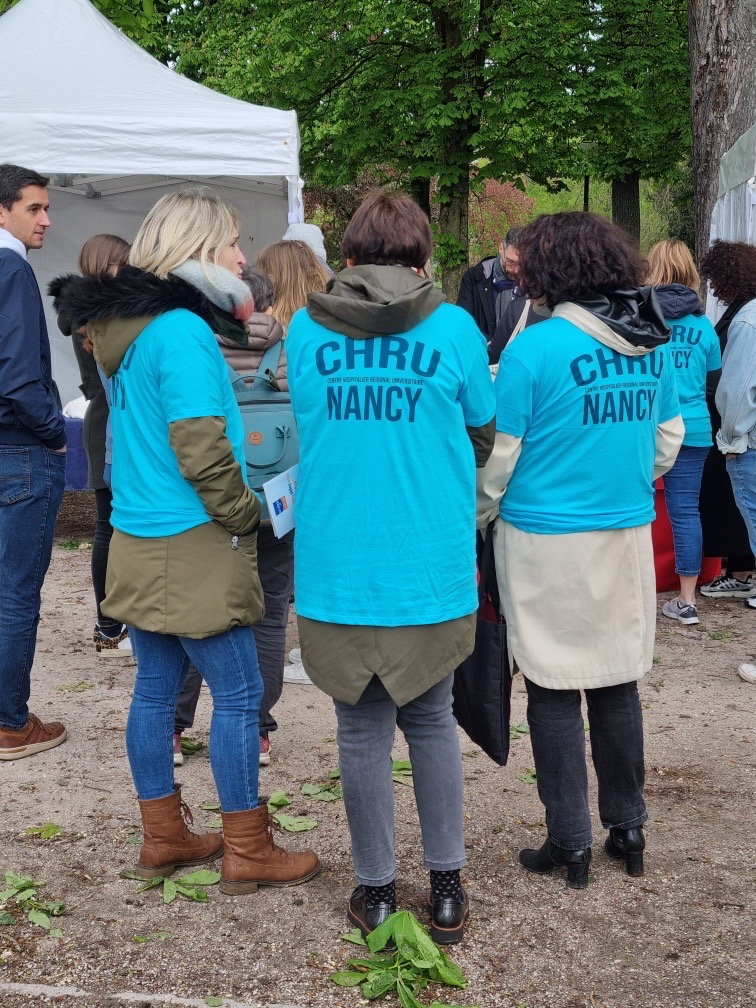 💜Retrouvez les professionnels du CHRU de Nancy au village de la prévention #cancer jusque 17h, au parc de la pépinière de #nancy ⤵️