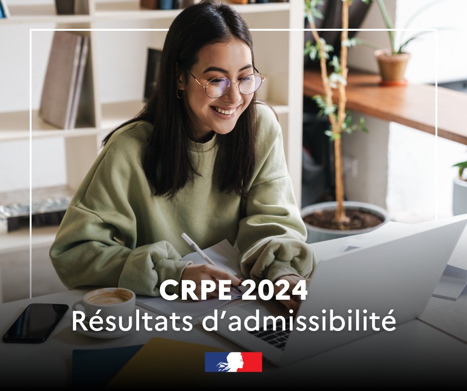 📣 Rendez-vous aujourd’hui à partir de 14h sur Cyclades pour consulter vos résultats d’admissibilité au #CRPE2024 ! cyclades.education.gouv.fr/candidat/publi…