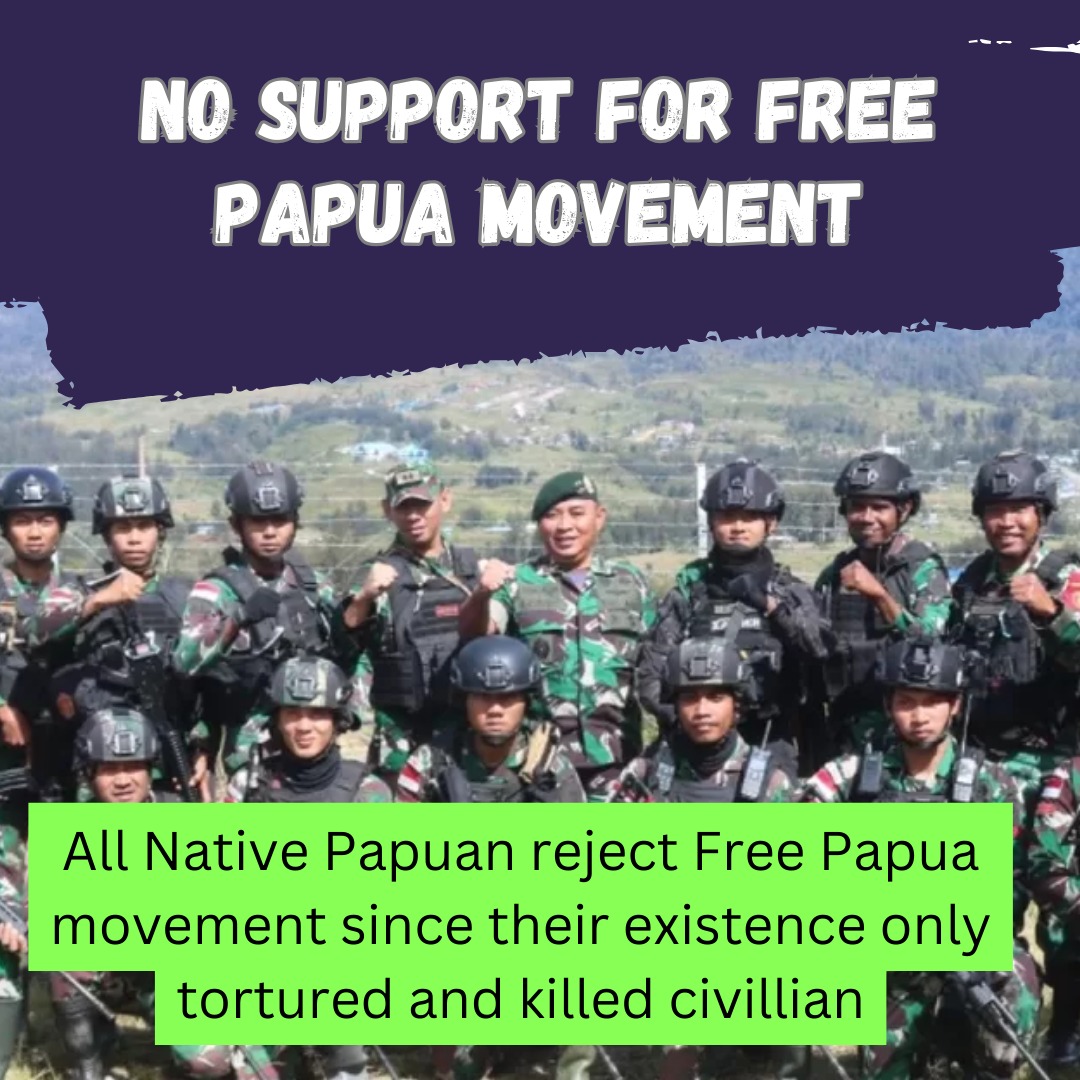 No support at all for OPM
#NoTolerance #Humanity #SavePapua #Separatist #TurnBackCrime