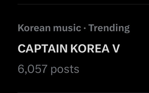 “KIM TAEHYUNG”, “CAPTAIN TAEHYUNG” and “CAPTAIN KOREA V” are all currently trending topics!