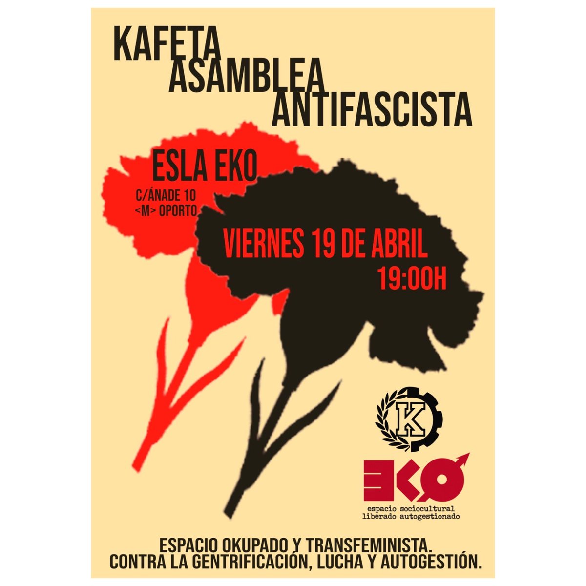Este viernes nos vemos en <a href="/EKO_Carabanchel/">ESLA Eko</a>