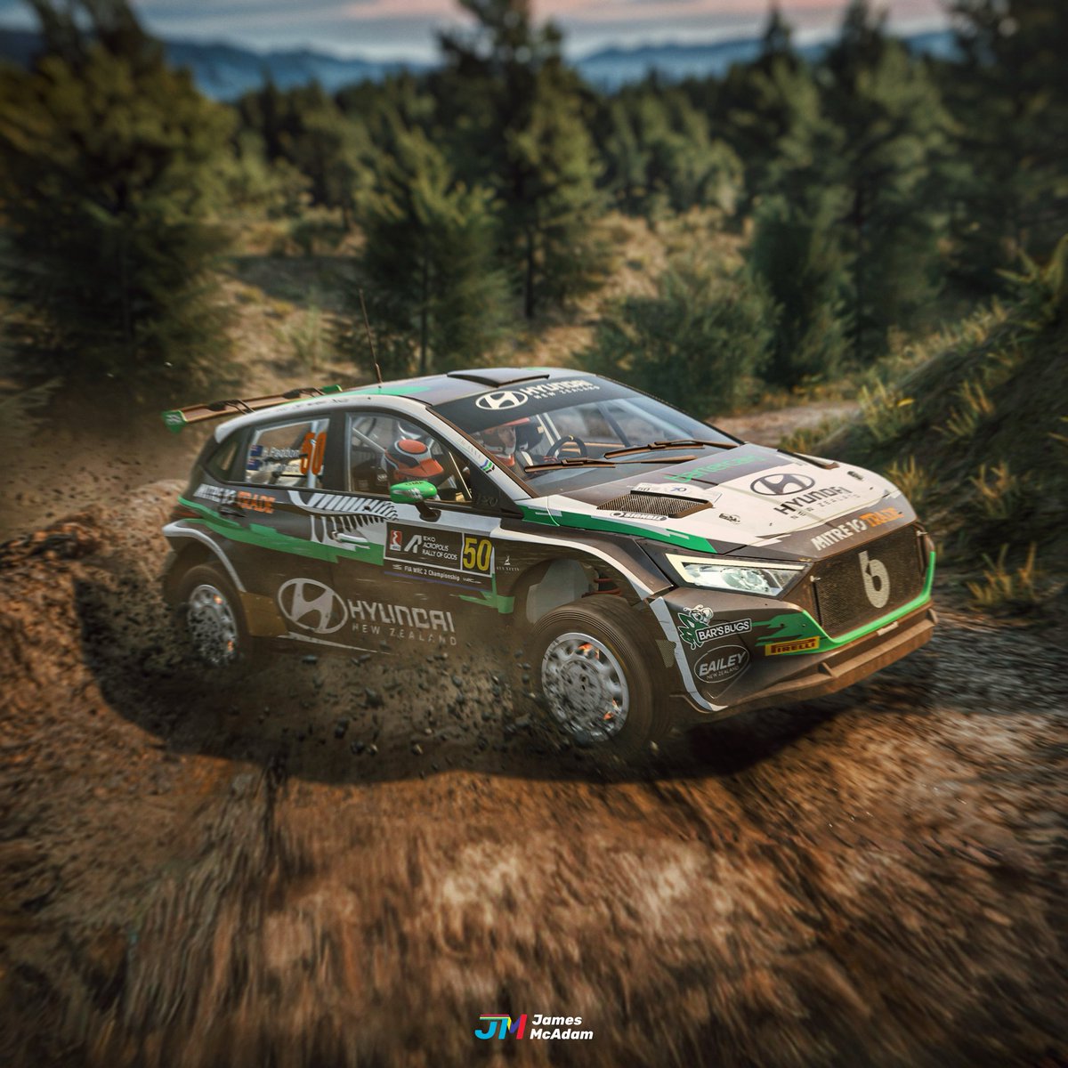 📸 : @CarPuzzler 
🚗 : @HaydenPaddon 

@OfficialWRC @EASPORTSWRC @EA @EAFrance @Codemasters 

#WRC I #WRCLive | #EASPORTSWRC | #VirtualPhotography | #Rally