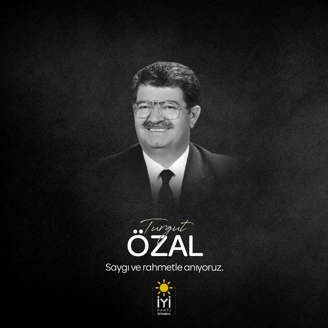 8. Cumhurbaşkanımız merhum #TurgutÖzal'ı vefatının yıl dönümünde saygı ve rahmetle anıyoruz.