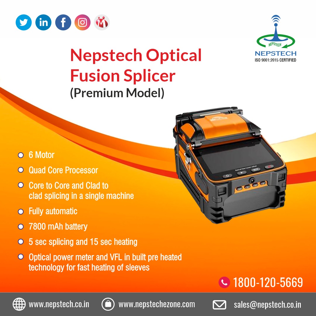 NEPSTECH1's tweet image. #Automatic_Splicing_MachineFor
 Call/WhatsApp us at: +91 9748179589 For online shopping visit us: nepstechezone.com/products/fusio… 
#splicing #splicingmachine #ftthinstallation #machine #fiberoptic #fiberinternet #fibercable #Automatic #newarrivals2023 #new #instocknow